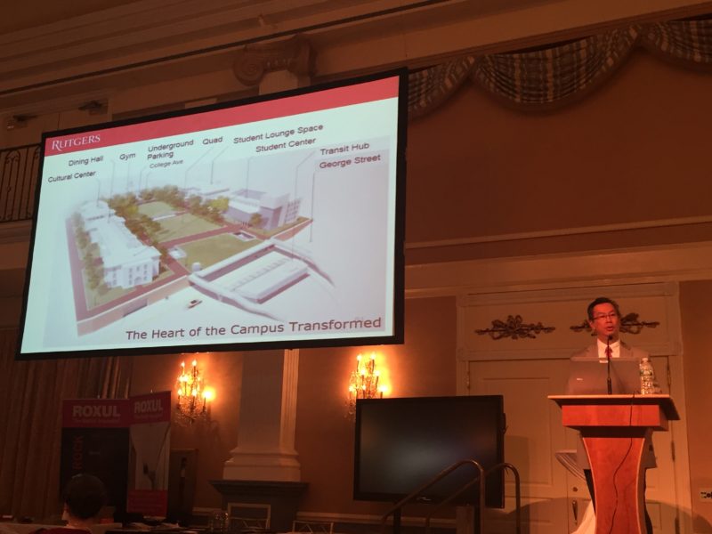 Frank Wong, Rutgers University’s executive director of facilities planning and development, was a keynote speaker at Thursday's AIA New Jersey design conference.