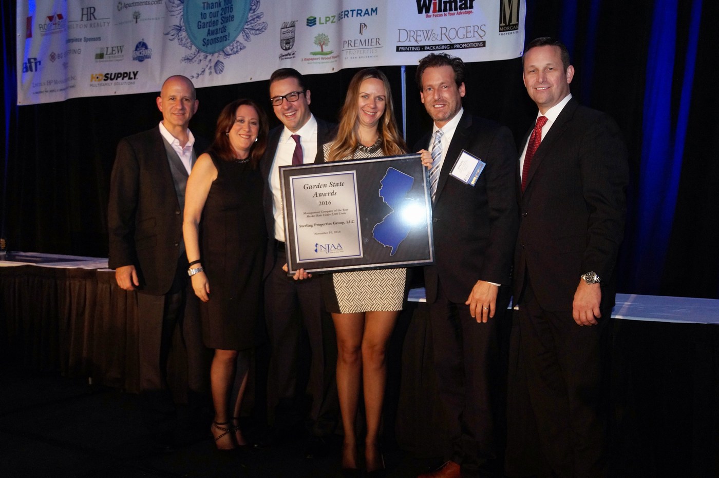 Sterling Properties LLC was among the firms honored this year by the New Jersey Apartment Association. — Courtesy: New Jersey Apartment Association