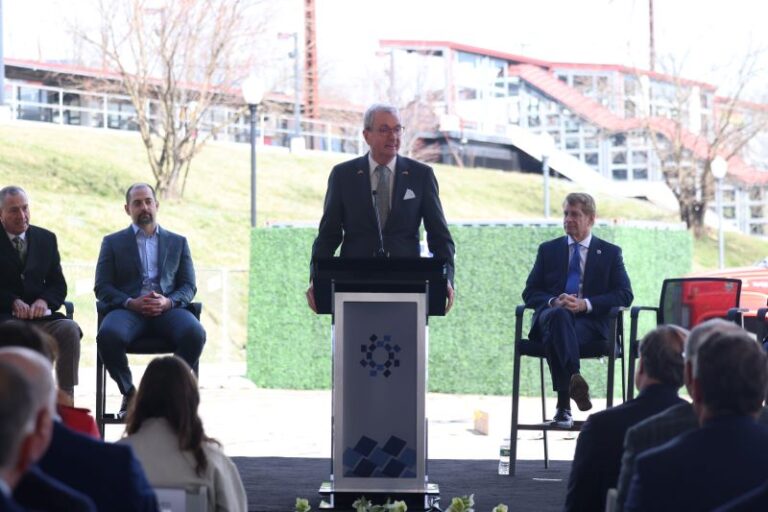 Hackensack Meridian breaks ground on new office, health center at mixed