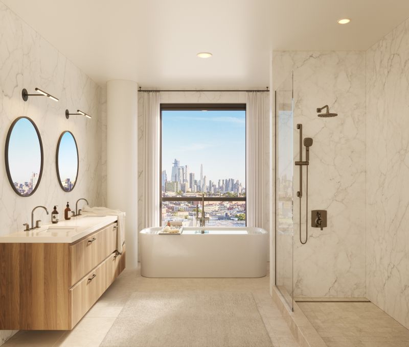 Southend Lofts Penthouse Primary Bath