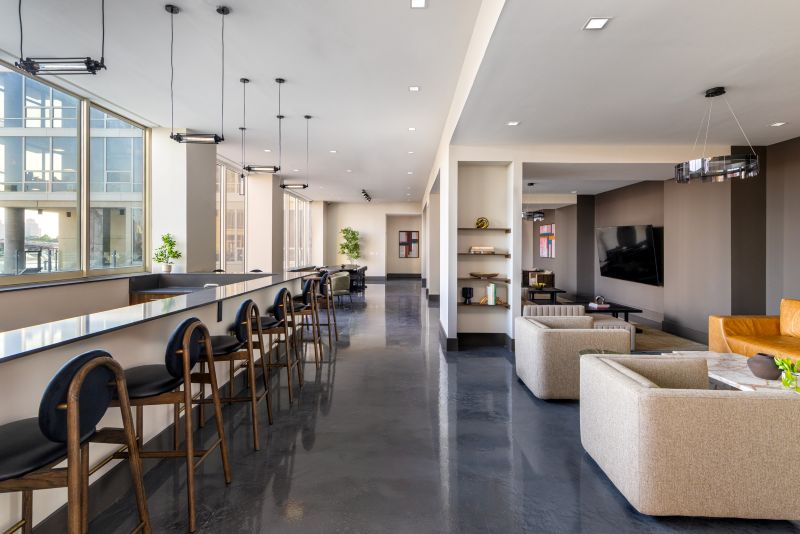 Hudson House West Resident Lounge