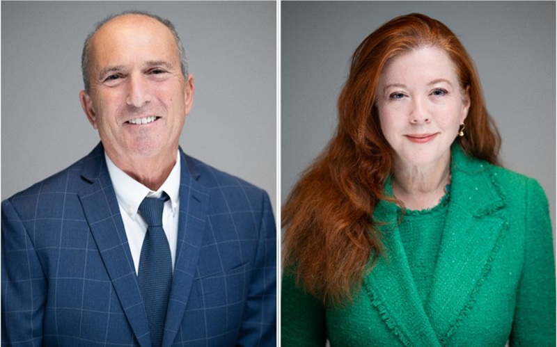 Jeffrey B. Lehrer (left) and Aileen Brennan