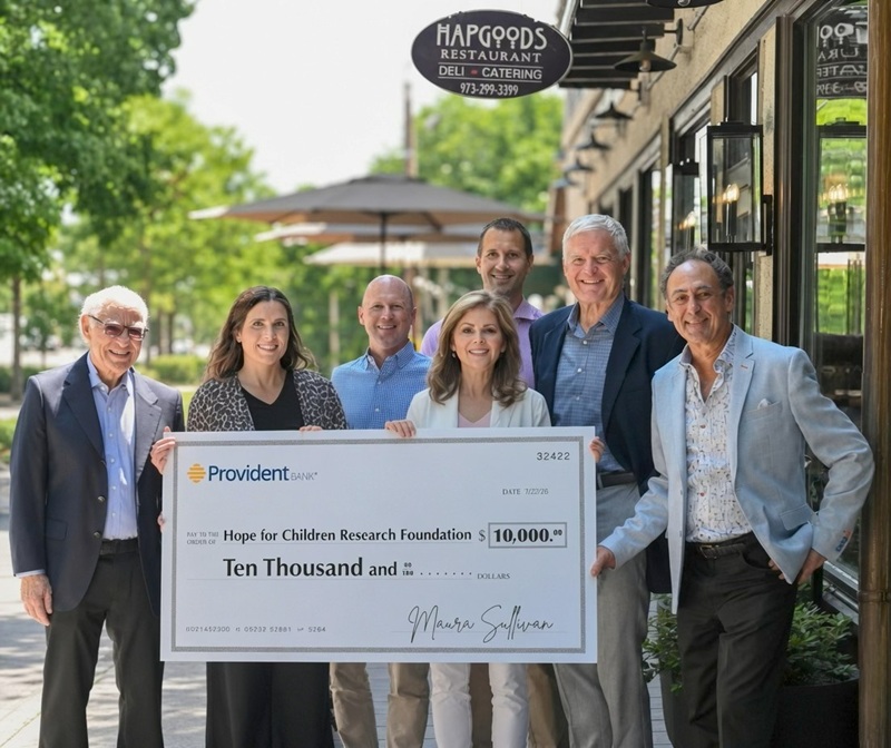 Provident Bank donates $10,000 to Hope for Children Research Foundation, helping battle pediatric cancer and neurological disease